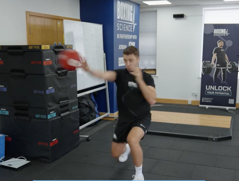 Med Ball Punch Throw Body Shot Boxing Science